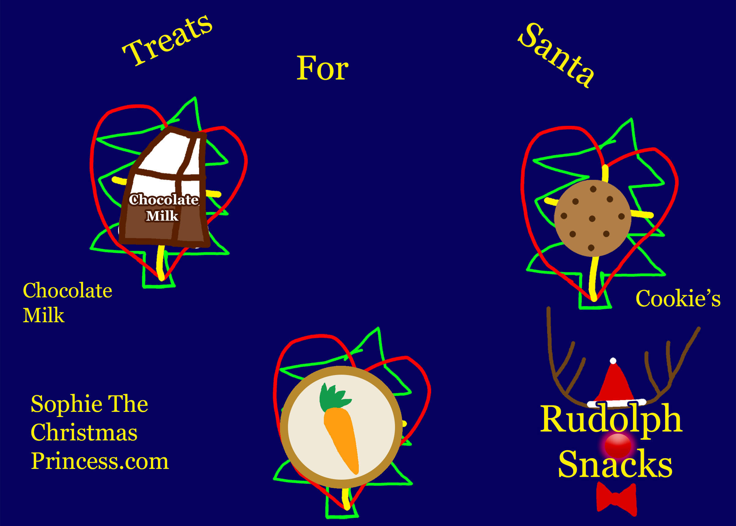 Treats for Santa and his reindeer